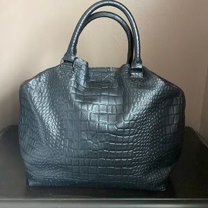 Armani Exchange 100% leather hobo bag